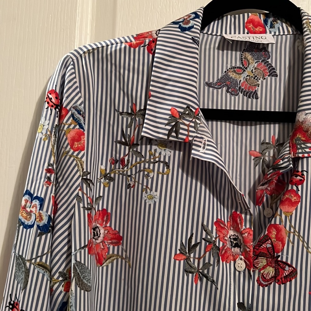 Casting striped blouse - Picture 2 of 4
